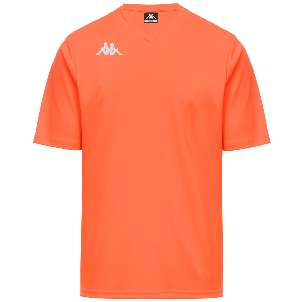 Neon Orange Men's Soccer Regular Fit Training Shirt | Kappa