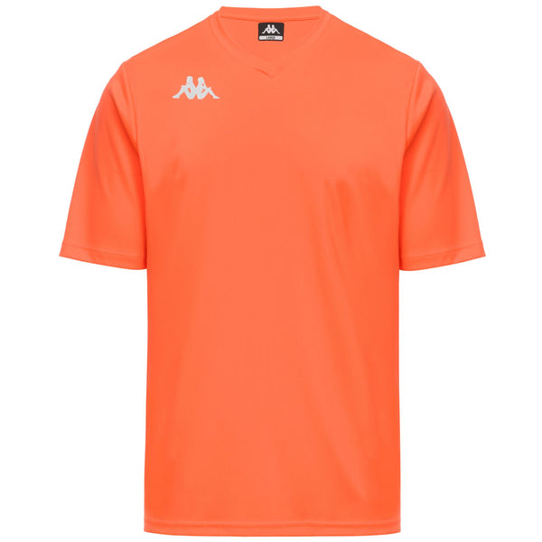 Neon Orange Men's Soccer Regular Fit Training Shirt | Kappa
