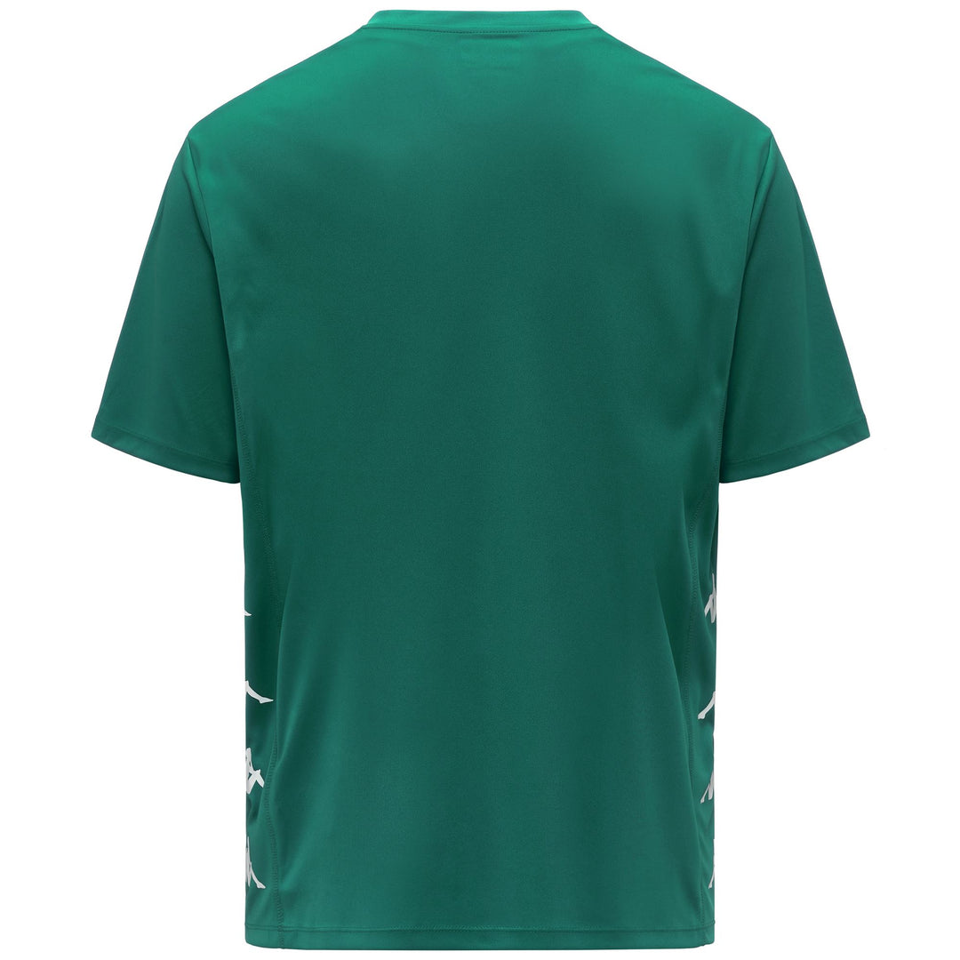 Camiseta de entrenamiento activa verde para hombre con logotipo de Omini main