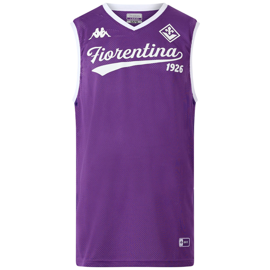 Canotta da basket viola della Fiorentina da uomo main