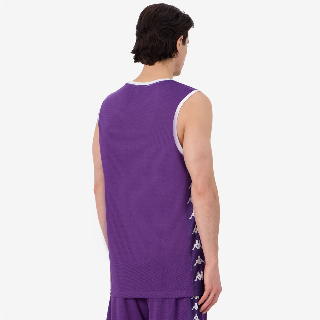 Canotta da basket viola della Fiorentina da uomo main