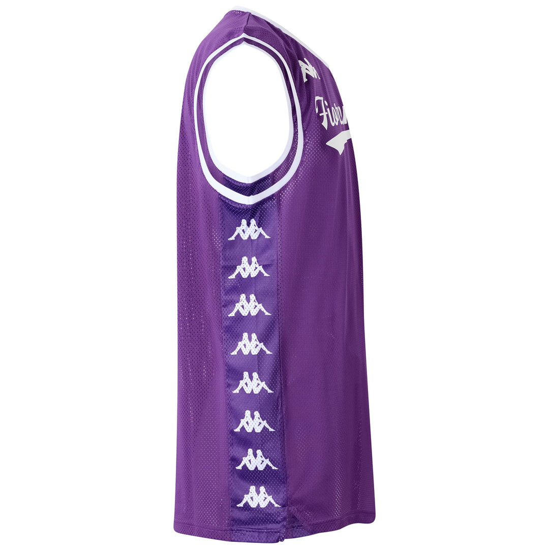 Canotta da basket viola della Fiorentina da uomo main