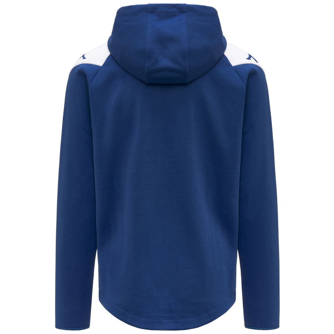 Blue Men's Slim Fit Full Zip Hoodie with Pockets main