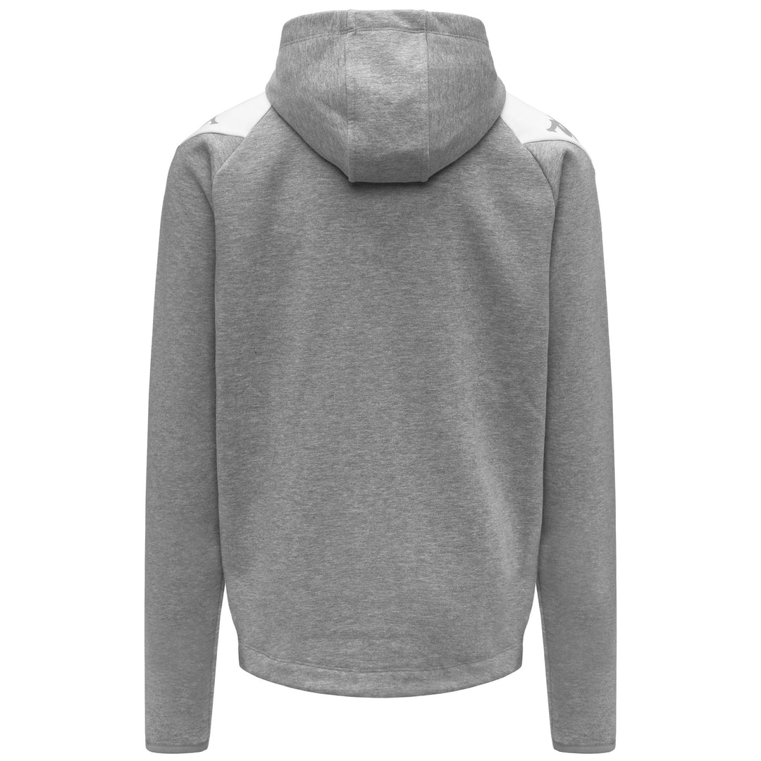 Grey Men's Full Zip Fleece Hoodie with Pockets main