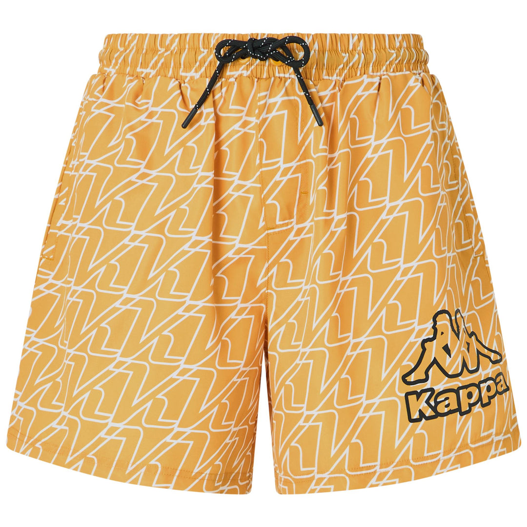 Golden yellow Men's Sportstyle Swimming Trunks. 01