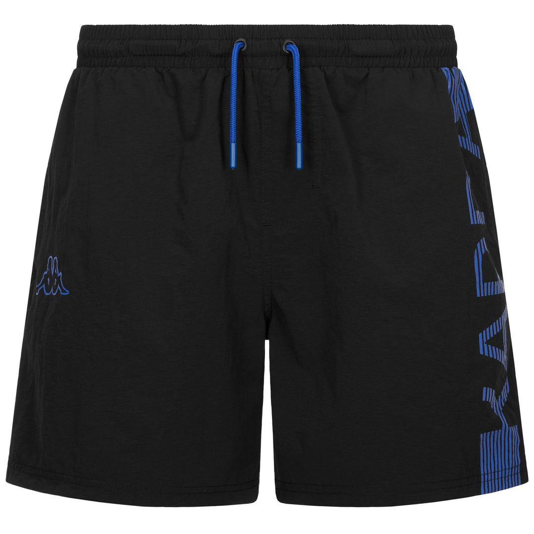 Black Men's Swimming Trunks with Inner Mesh Slip 01