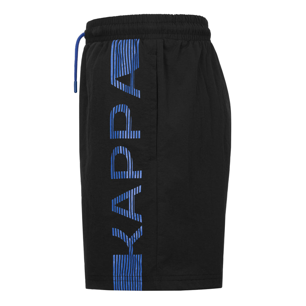 Black Men's Swimming Trunks with Inner Mesh Slip 02