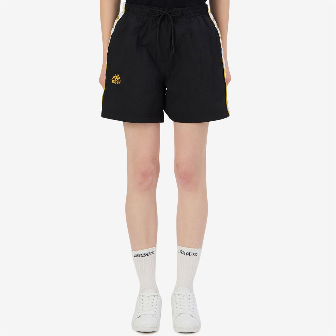 Black Gold Women's Sport Street Shorts with Elastic Waistband main