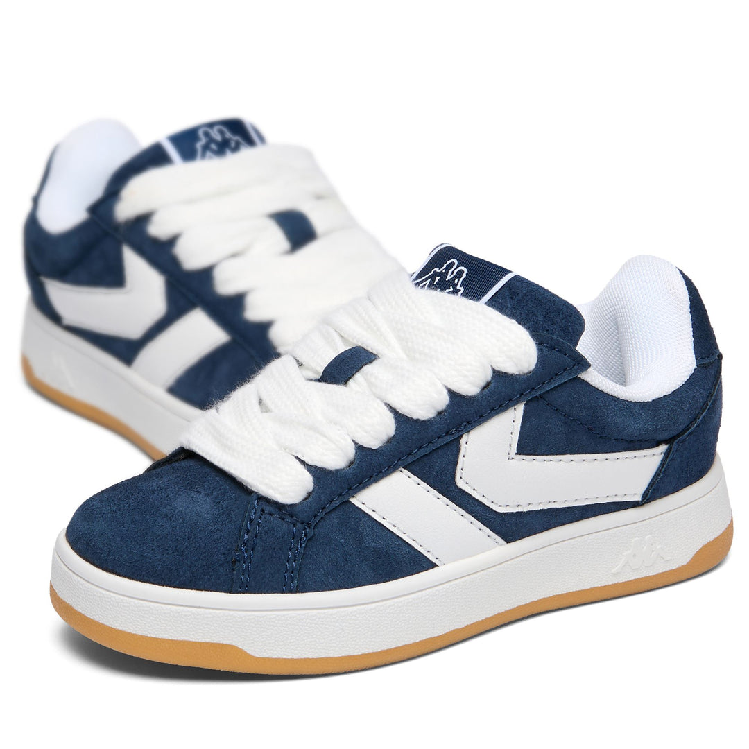 Blue Kid's Low Cut Sneakers main
