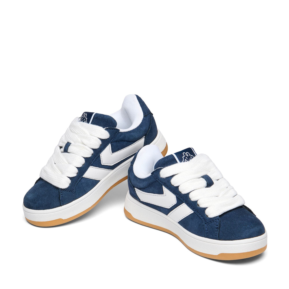 Sneakers basse unisex blu marine per bambini 02