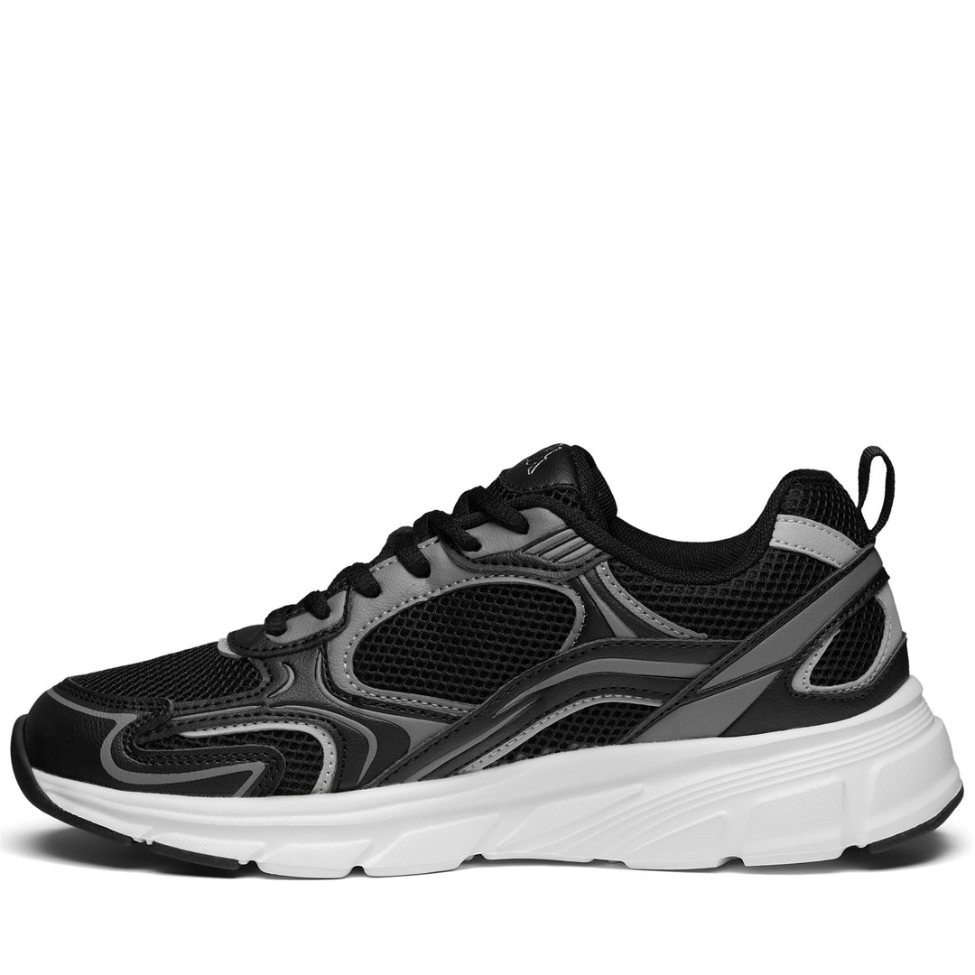 Black grey Unisex Kids Low Cut Sneakers main