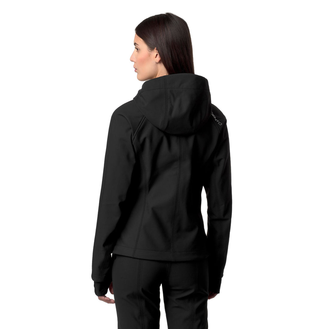 Black Women's Softshell Jacket with Waterproof Protection main