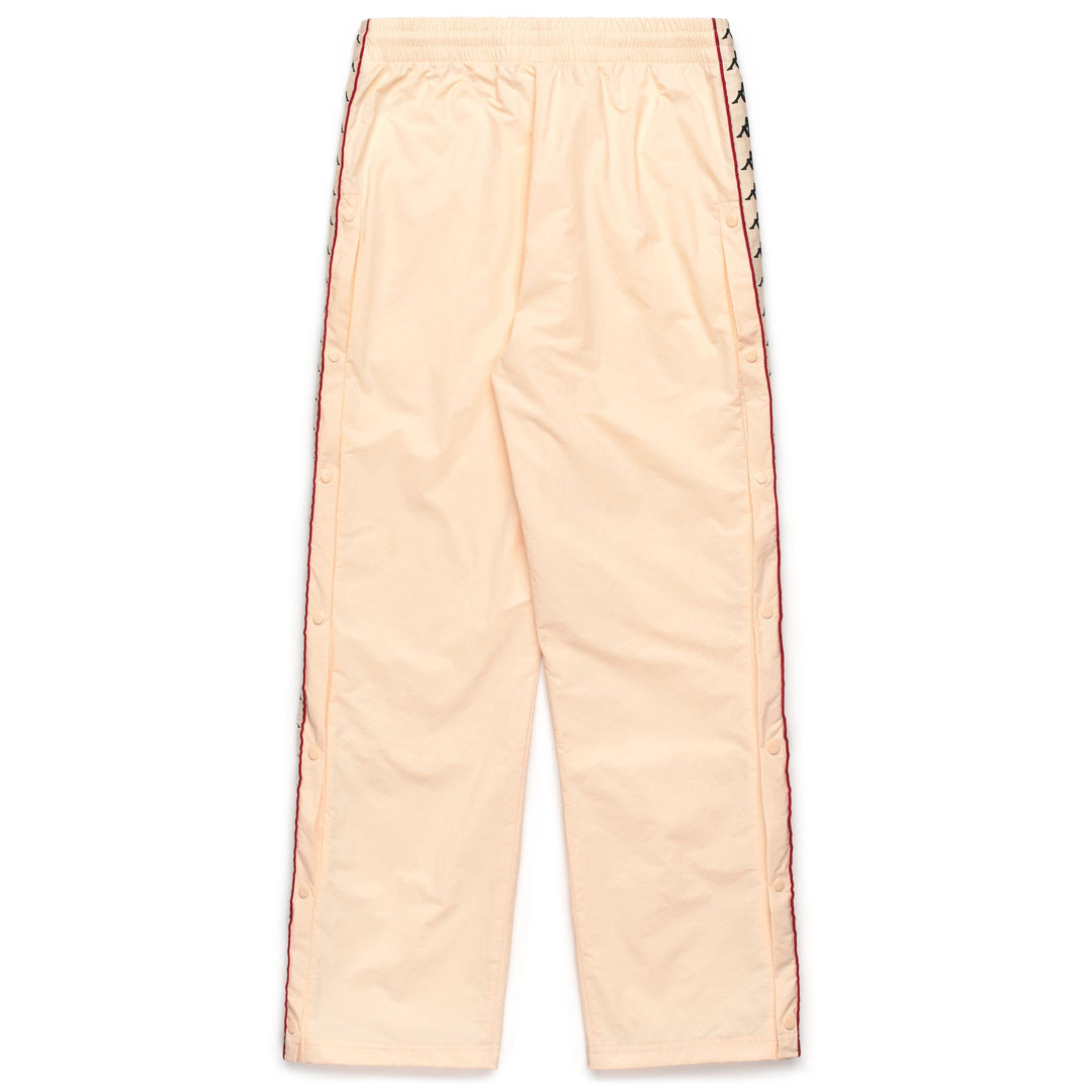 Beige Men's Comfort Fit Sportswear Trousers in Nylon main