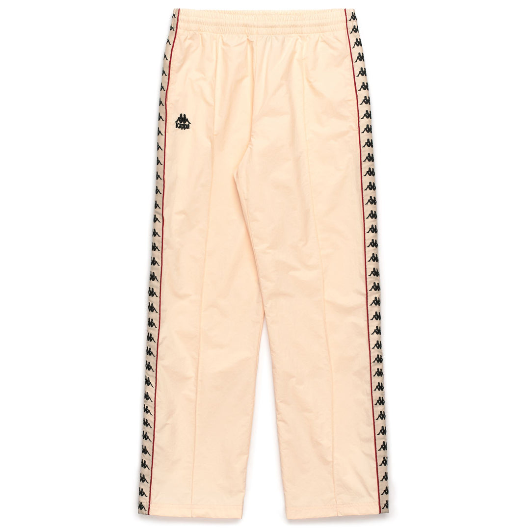 Beige Men's Comfort Fit Sportswear Trousers in Nylon main