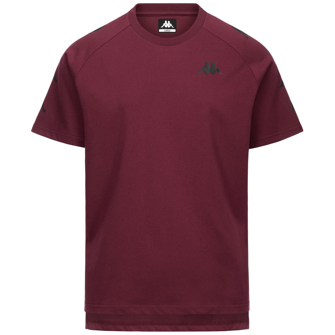 Camiseta de algodón roja de corte regular para hombre para entrenamiento main