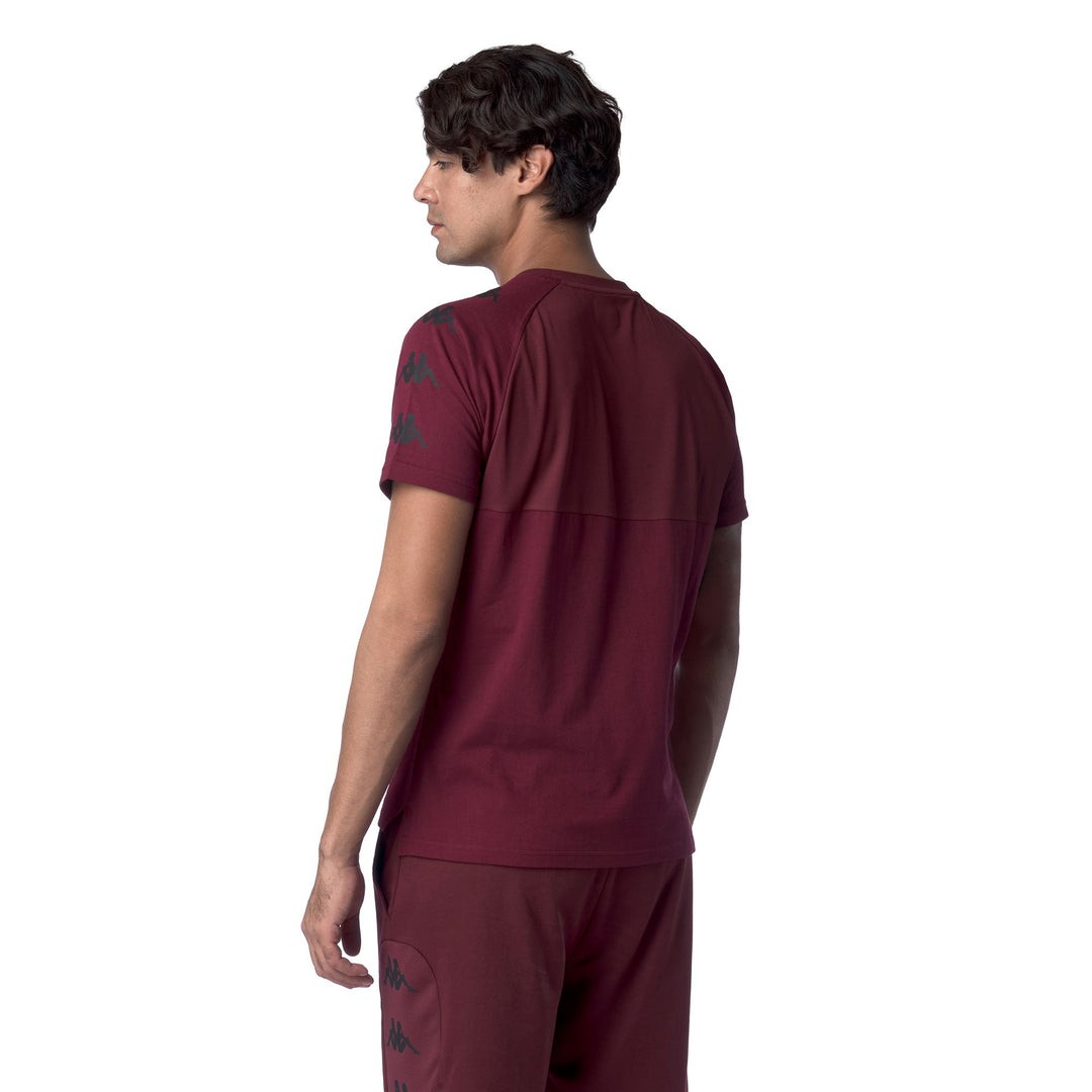 Camiseta de algodón roja de corte regular para hombre para entrenamiento main