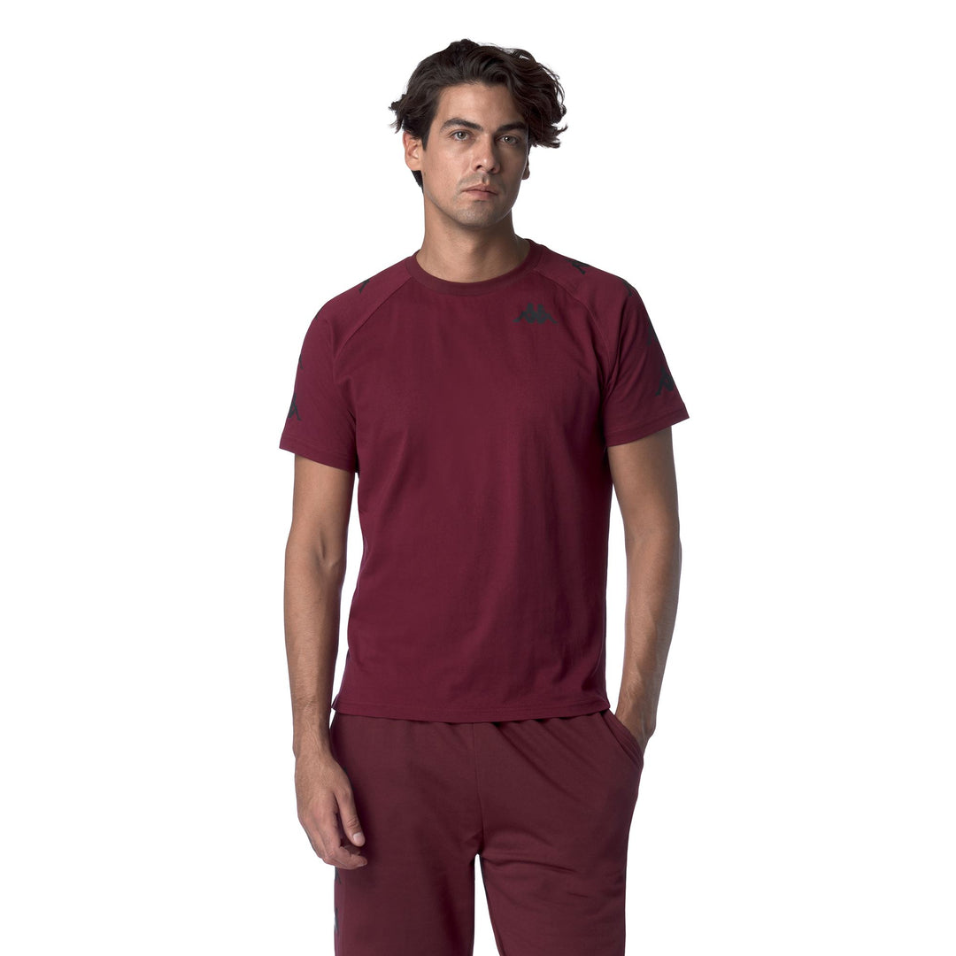 Red Men's Casual Cotton T-Shirt with Logo main