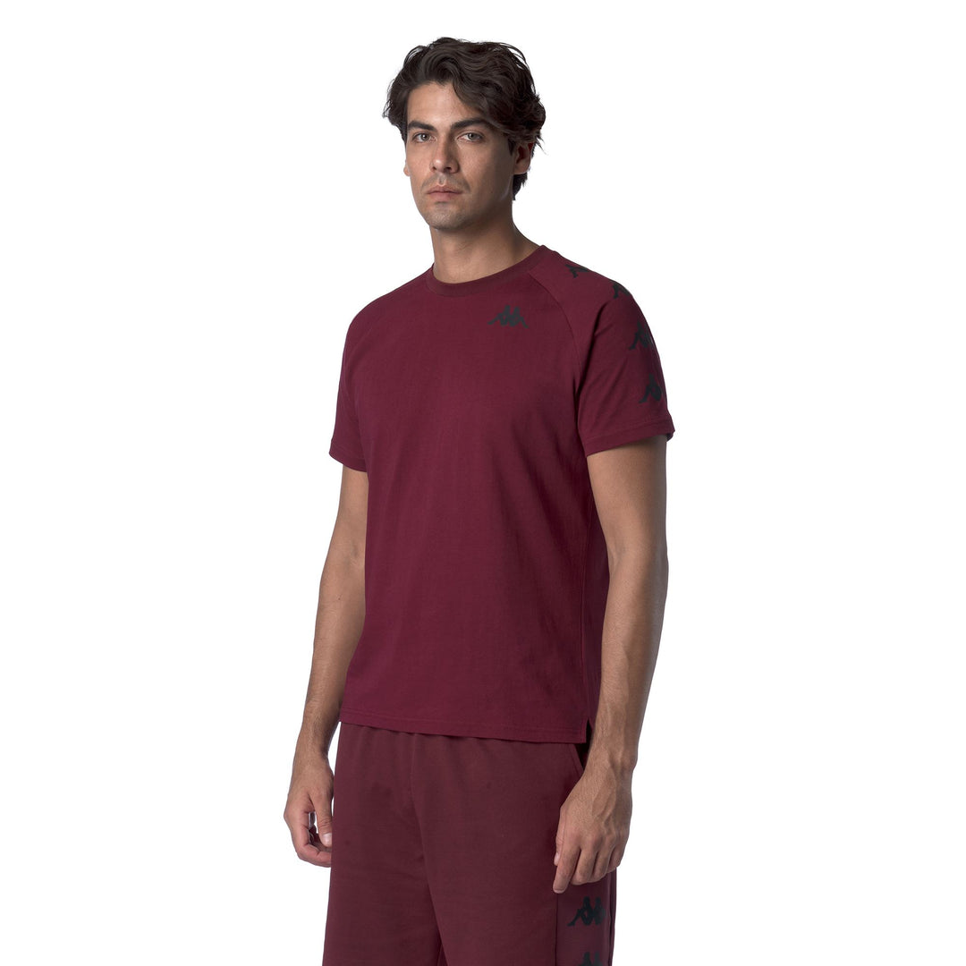 Red Men's Casual Cotton T-Shirt with Logo main