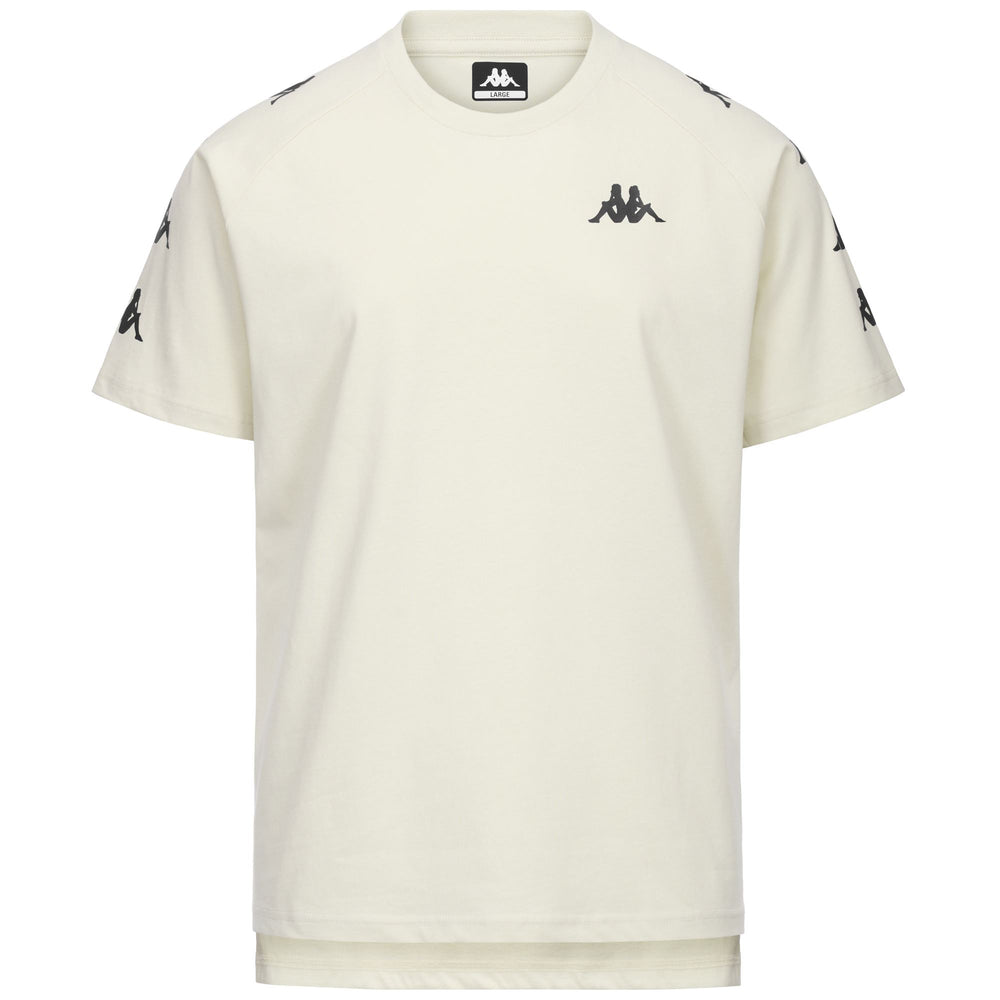 White Men's Cotton Jersey T-Shirt with Logo Print 02