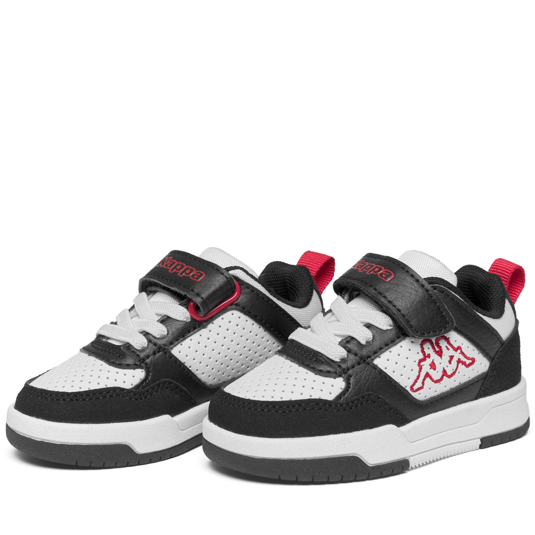 LOGO MANIS EV INF - Sneakers - Low Cut - Kid unisex - WHITE-BLACK 01