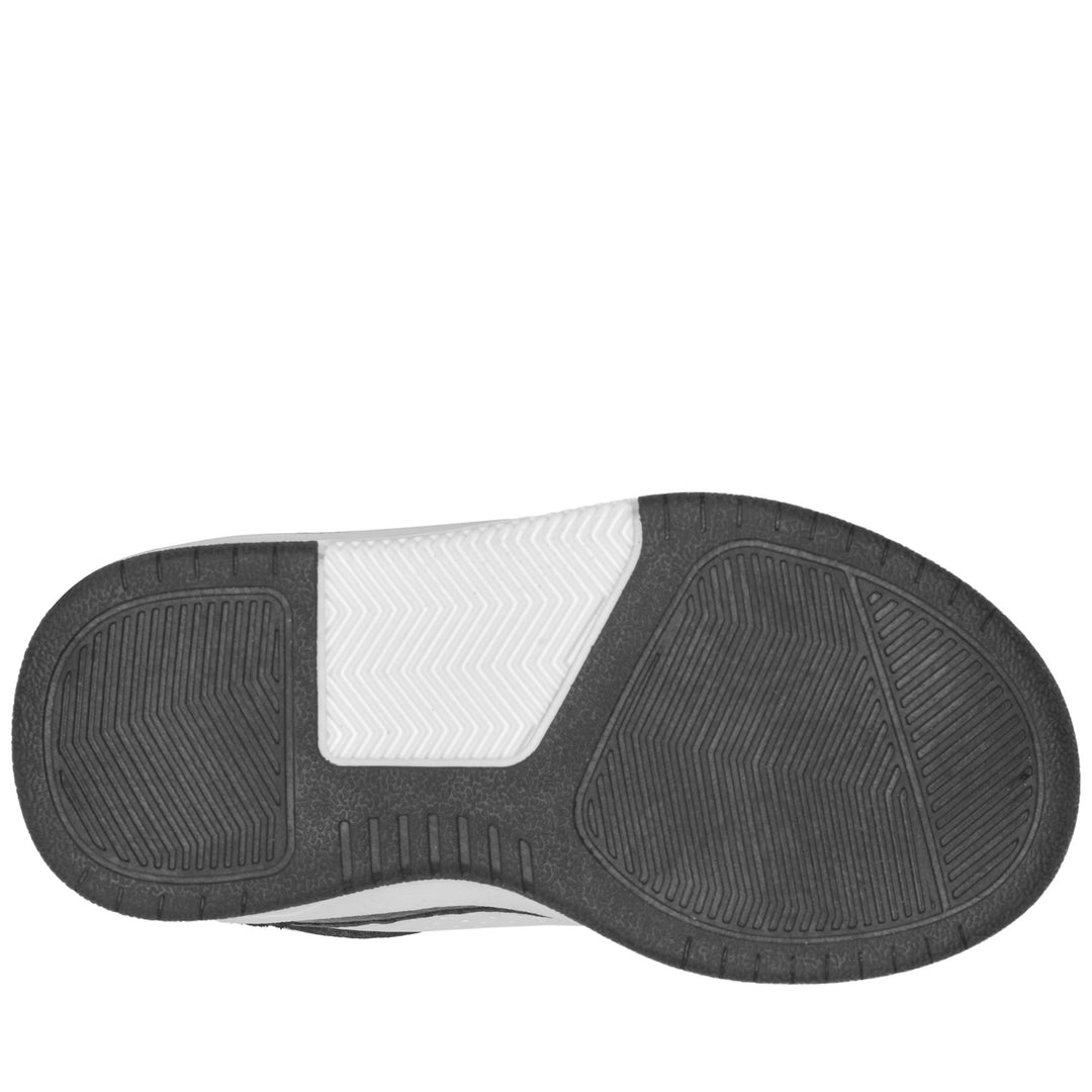 Baskets basses grises pour enfant, tige synthétique et semelle intérieure en mousse main
