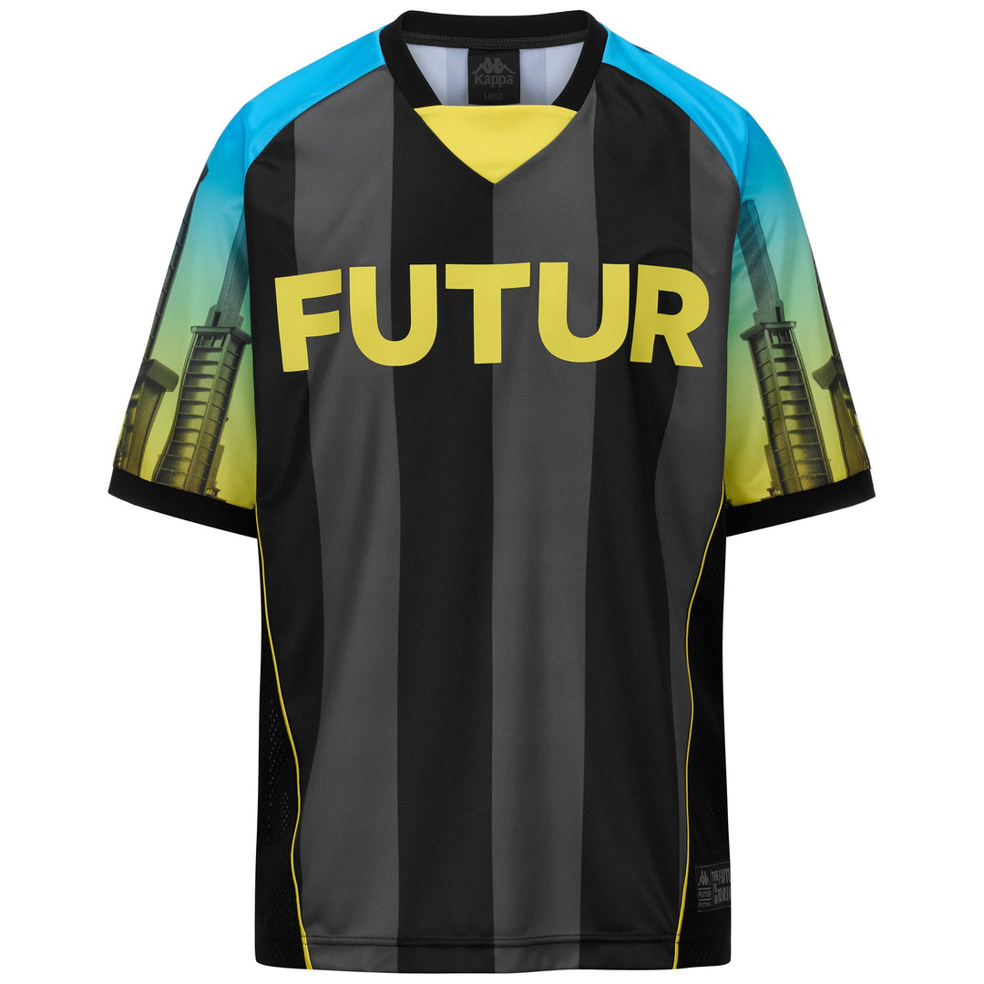 Camiseta deportiva negra y gris para hombre 01