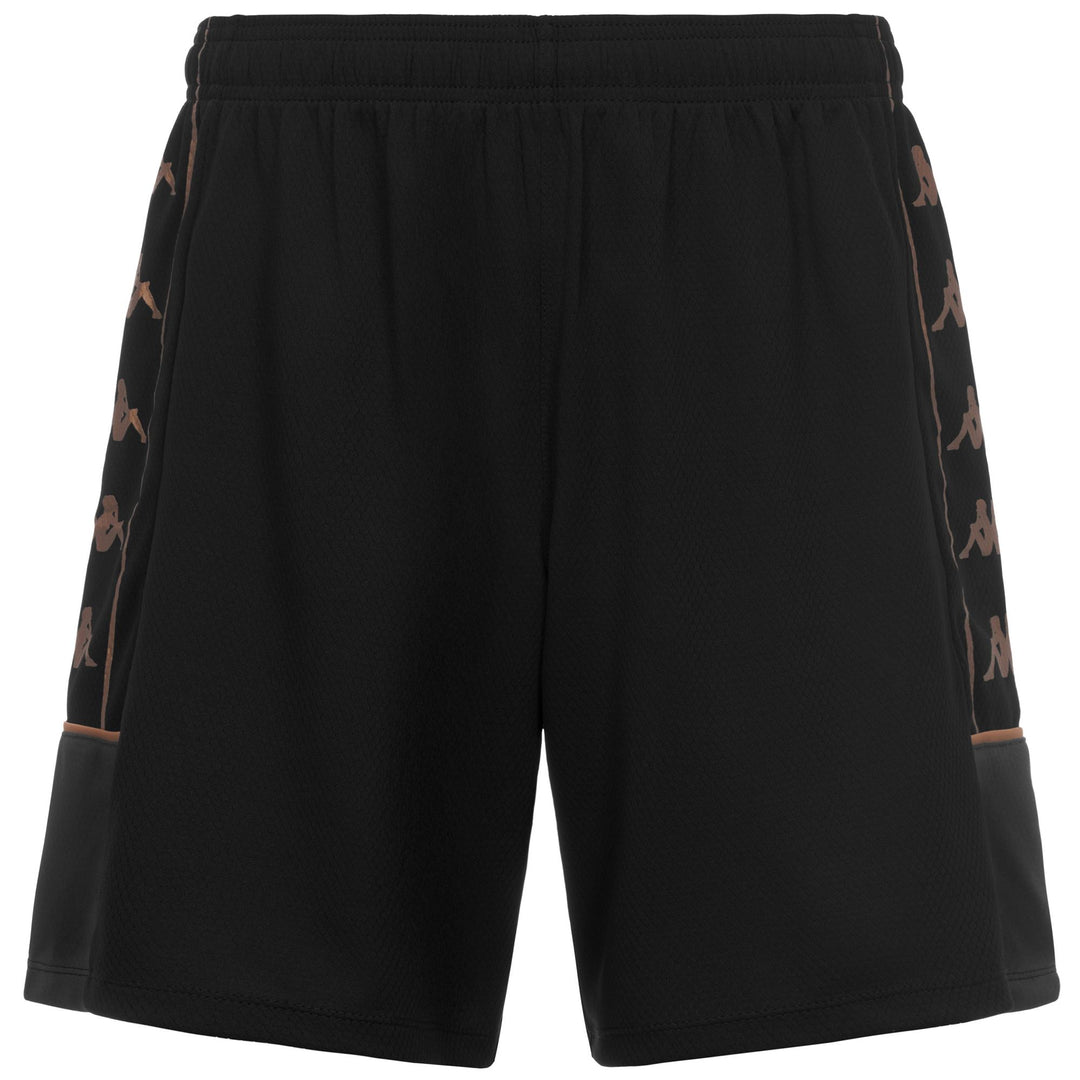 Short d'entraînement de football noir pour homme, coupe ajustée, en tissu mesh 01