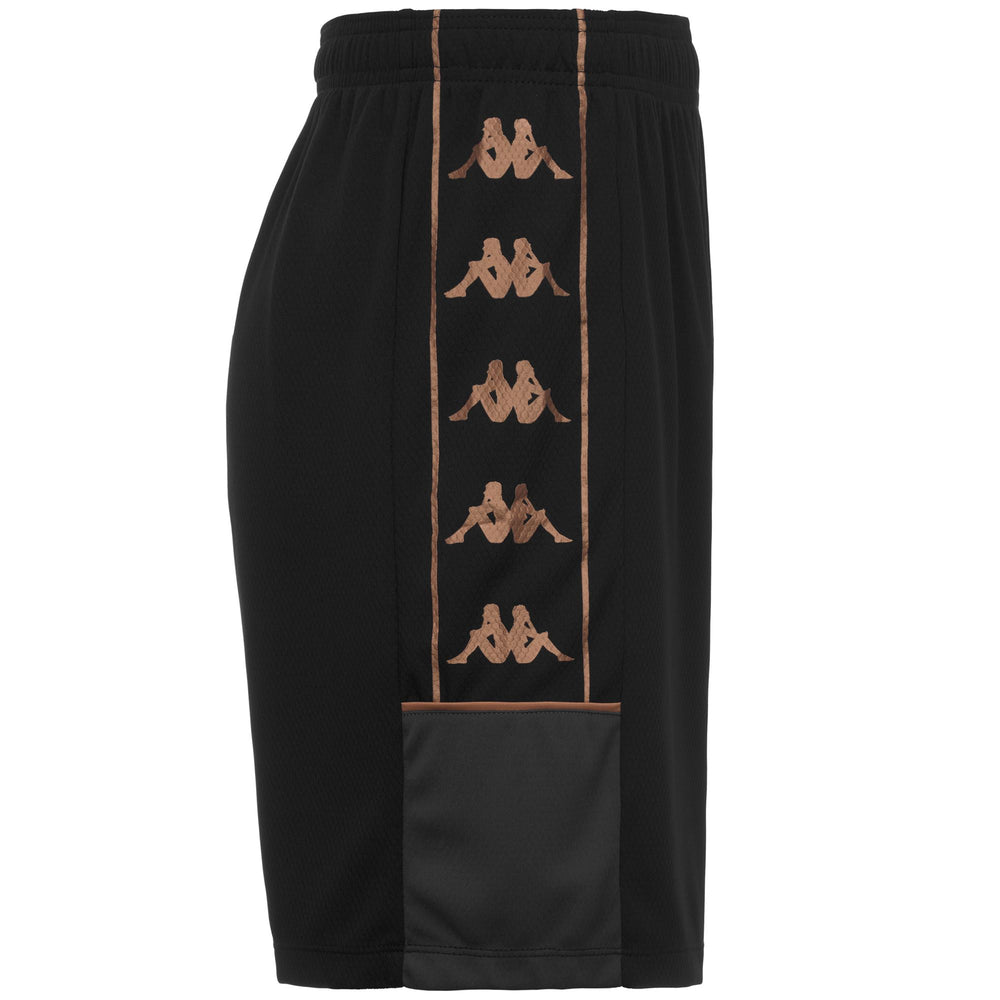 Short d'entraînement de football noir pour homme, coupe ajustée, en tissu mesh 02