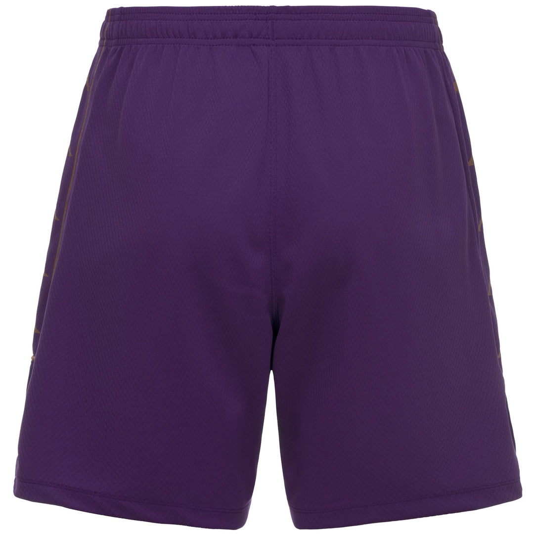 Violet Men's Slim Fit Soccer Shorts in Mesh Fabric main