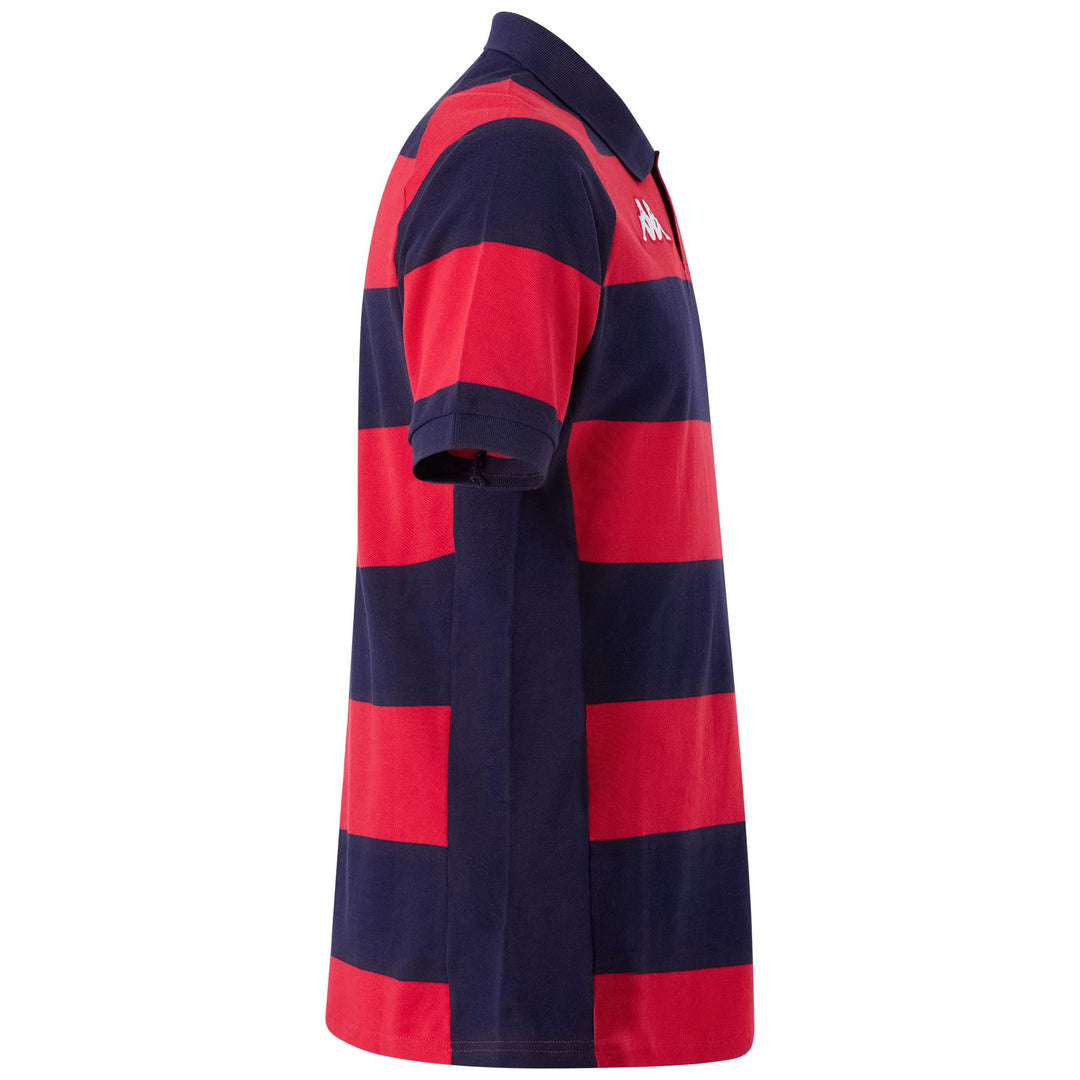 Blue Men's Rugby Piqué Regular Fit Polo Shirt main