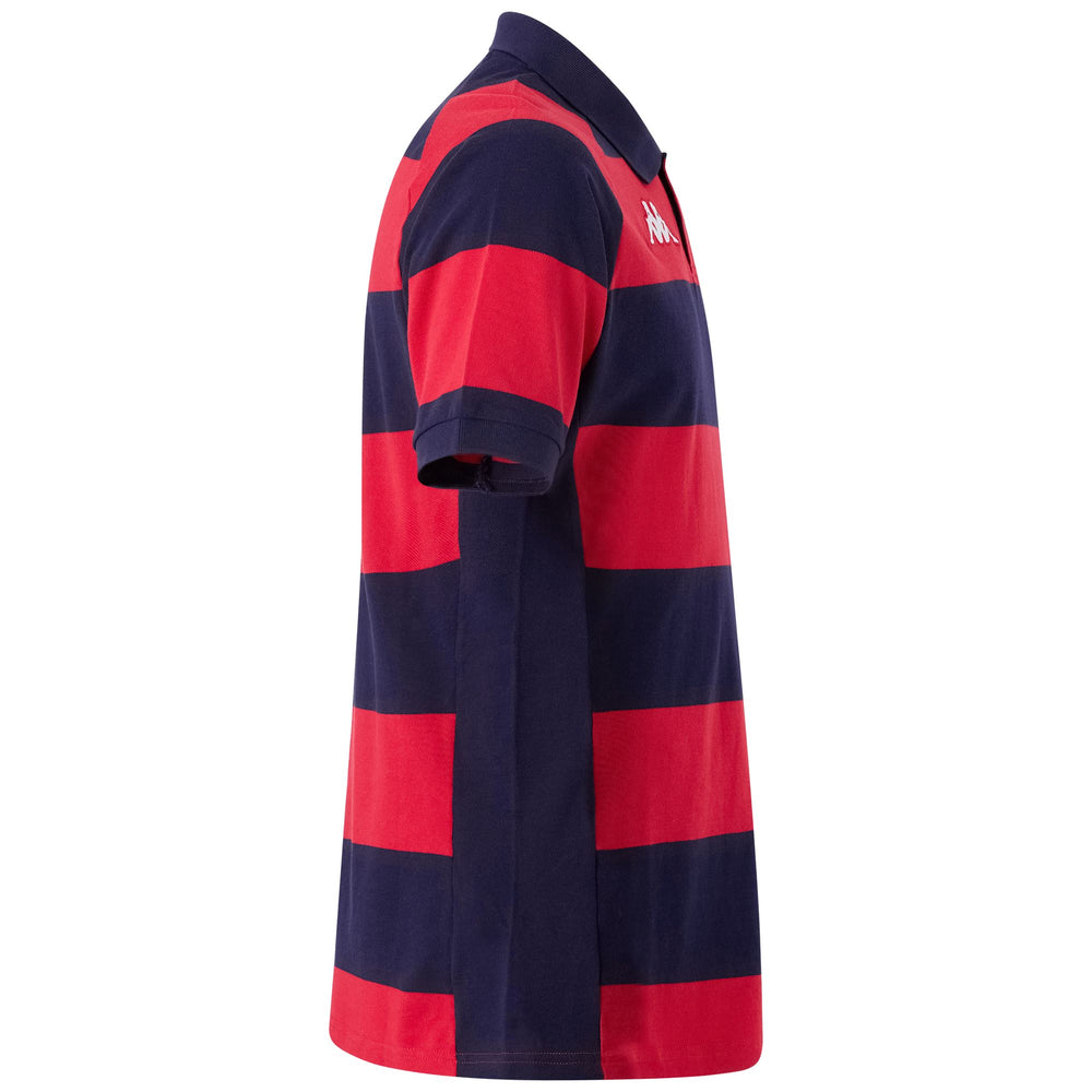 Marine Blue Men's Rugby Polo Shirt 02