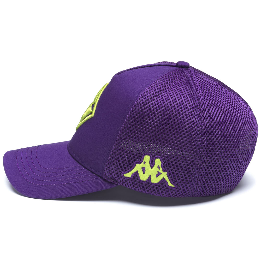 Gorra de fútbol unisex ACF Fiorentina violeta con visera de béisbol 02