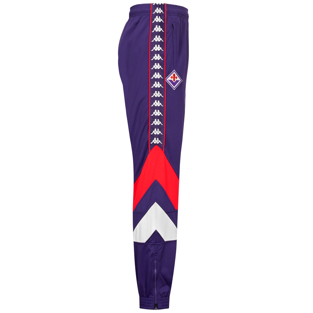 Violet Men's Oversize Soccer Pants with Fiorentina Team Patch main