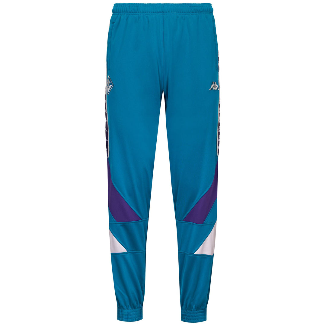 Turquoise green Men's Oversized Sport Trousers with Pockets 01