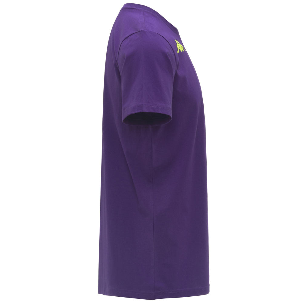 Violet Men's Recycled Cotton T-Shirt with Logo 02