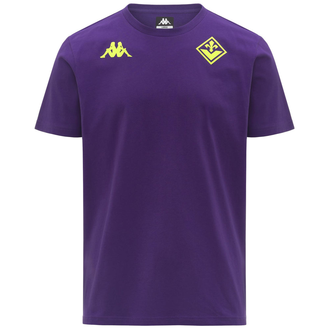 Violet Men's Recycled Cotton T-Shirt with Logo 01