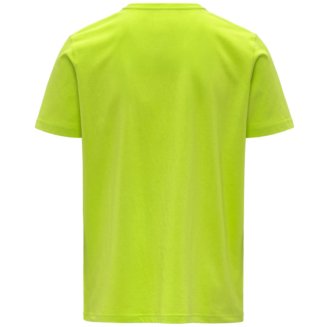 Acid green Men's Recycled Cotton T-Shirt with Logo main