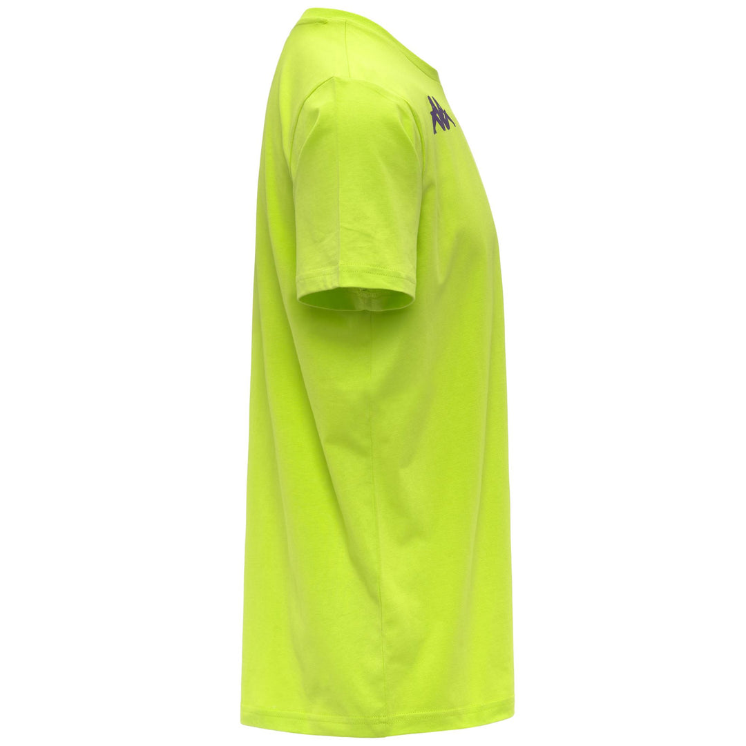Acid green Men's Recycled Cotton T-Shirt with Logo main