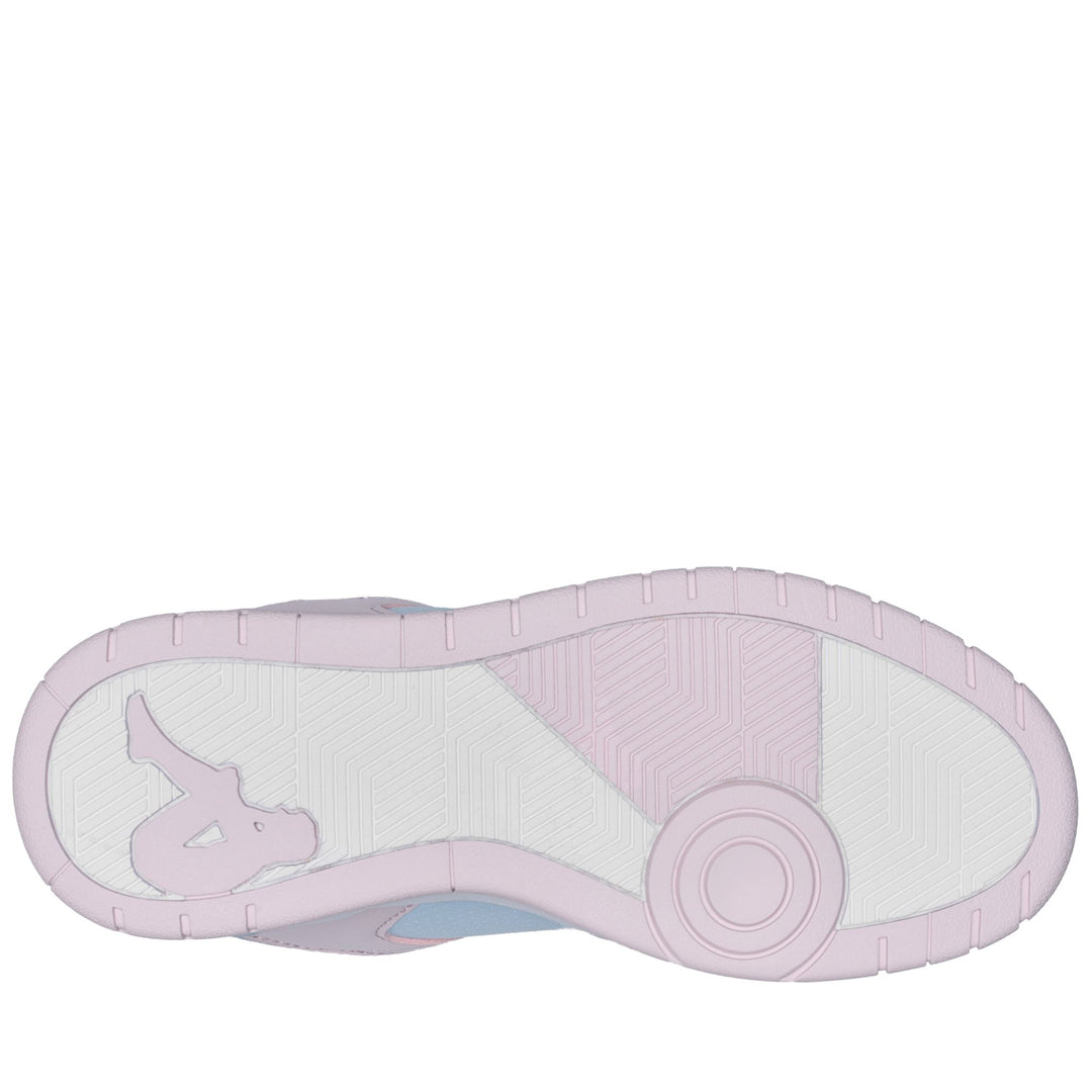 Blue and Pink Kid's Low Cut Walking Sneakers main