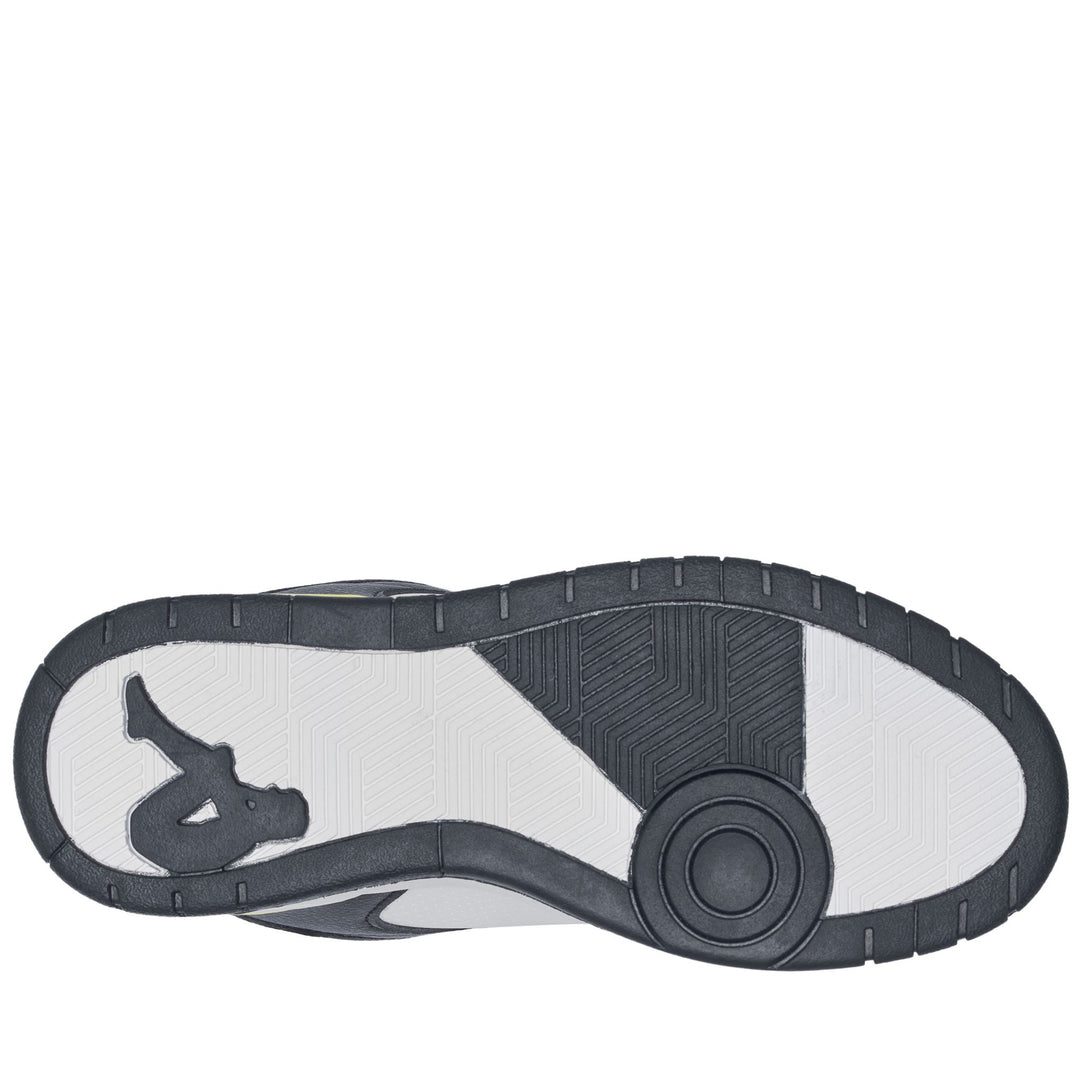 Baskets basses grises pour enfant avec semelle extérieure en caoutchouc main