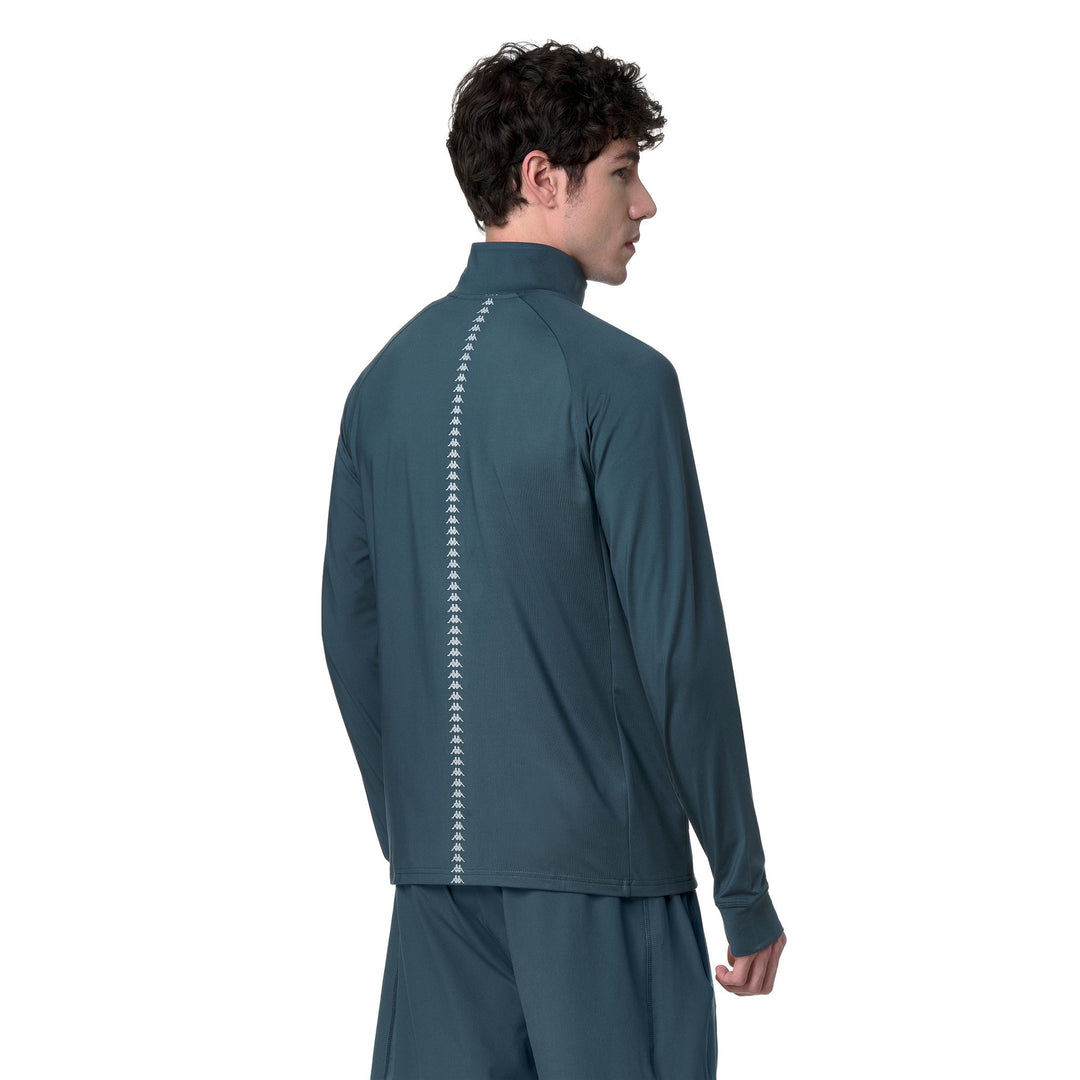 Blue Men's Slim Fit Functional Running Hoodie main