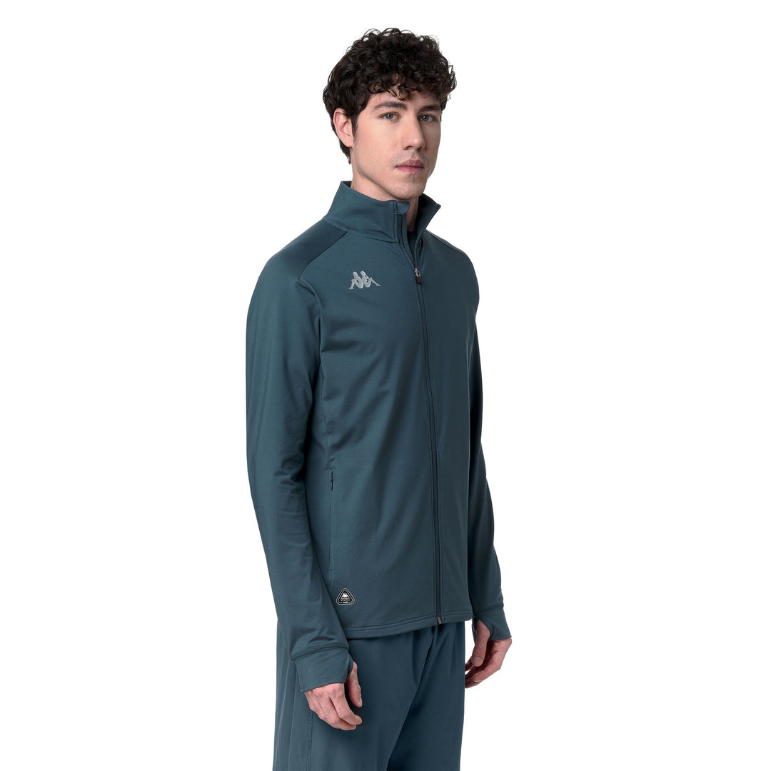 Blue Men's Slim Fit Functional Running Hoodie main