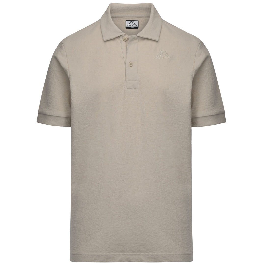 Beige Men's Casual Regular Fit Cotton Polo Shirt 01