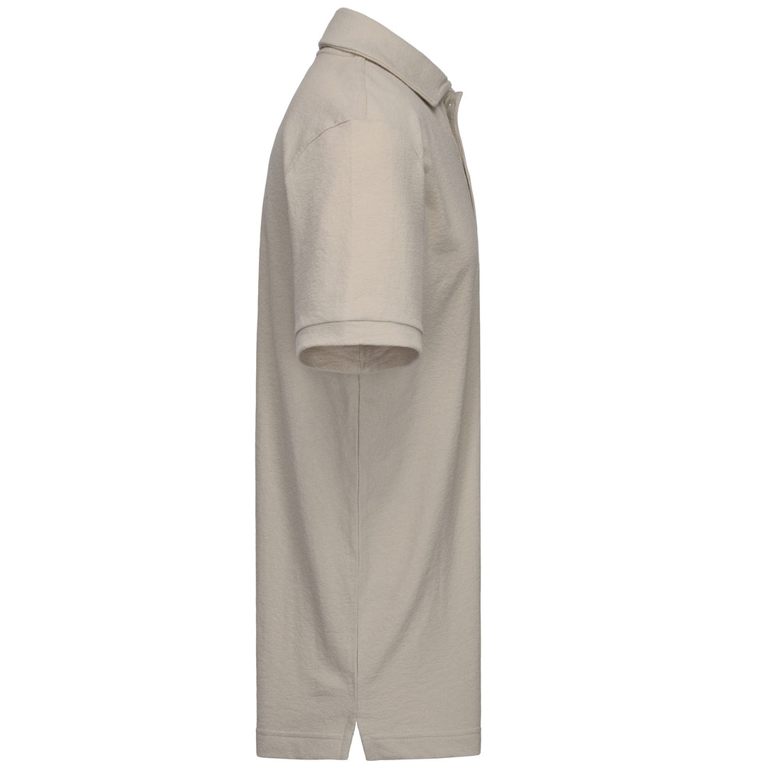 Polo beige pour homme, coupe classique décontractée, en coton main