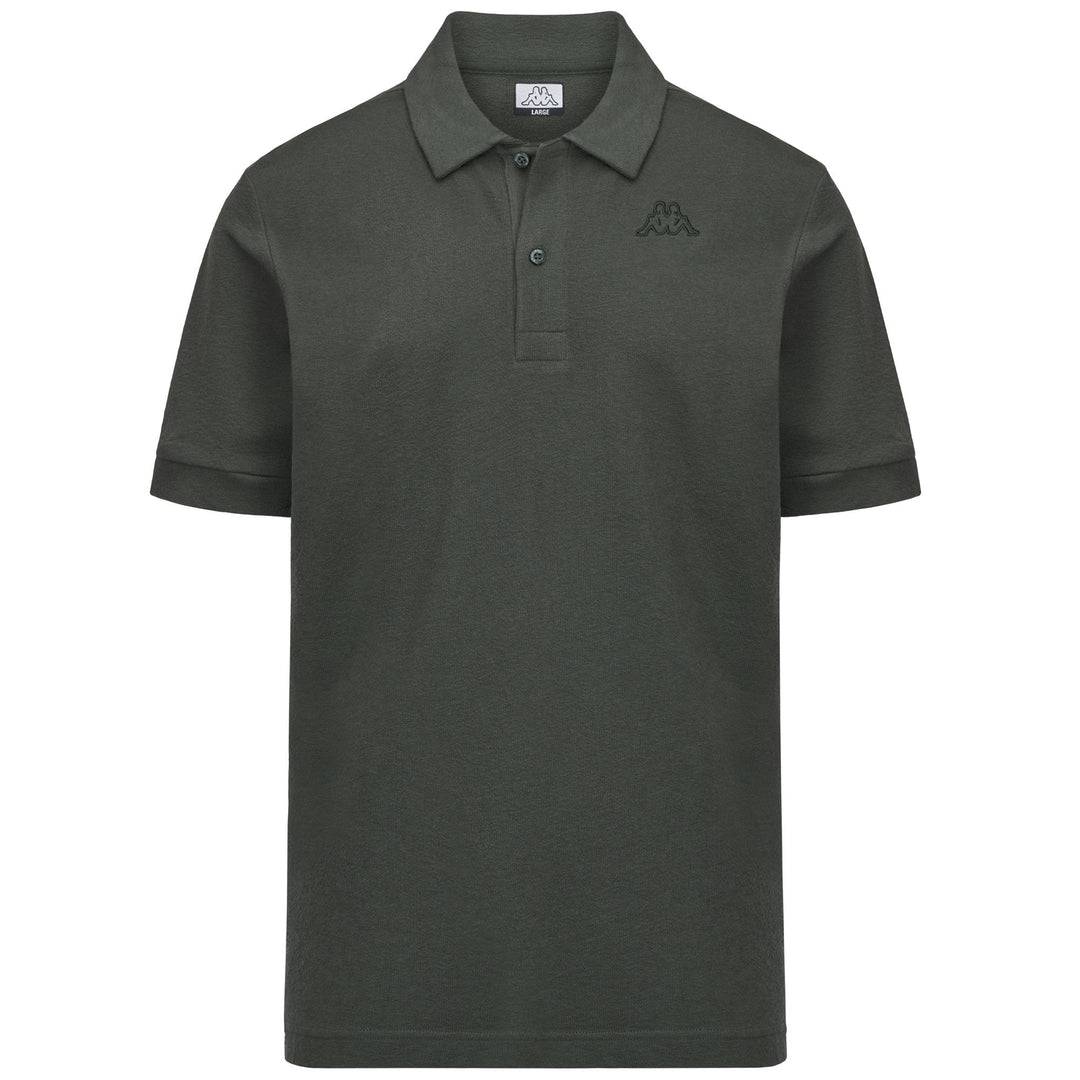 Green Men's Casual Regular Fit Polo Shirt in Jacquard Cotton 01