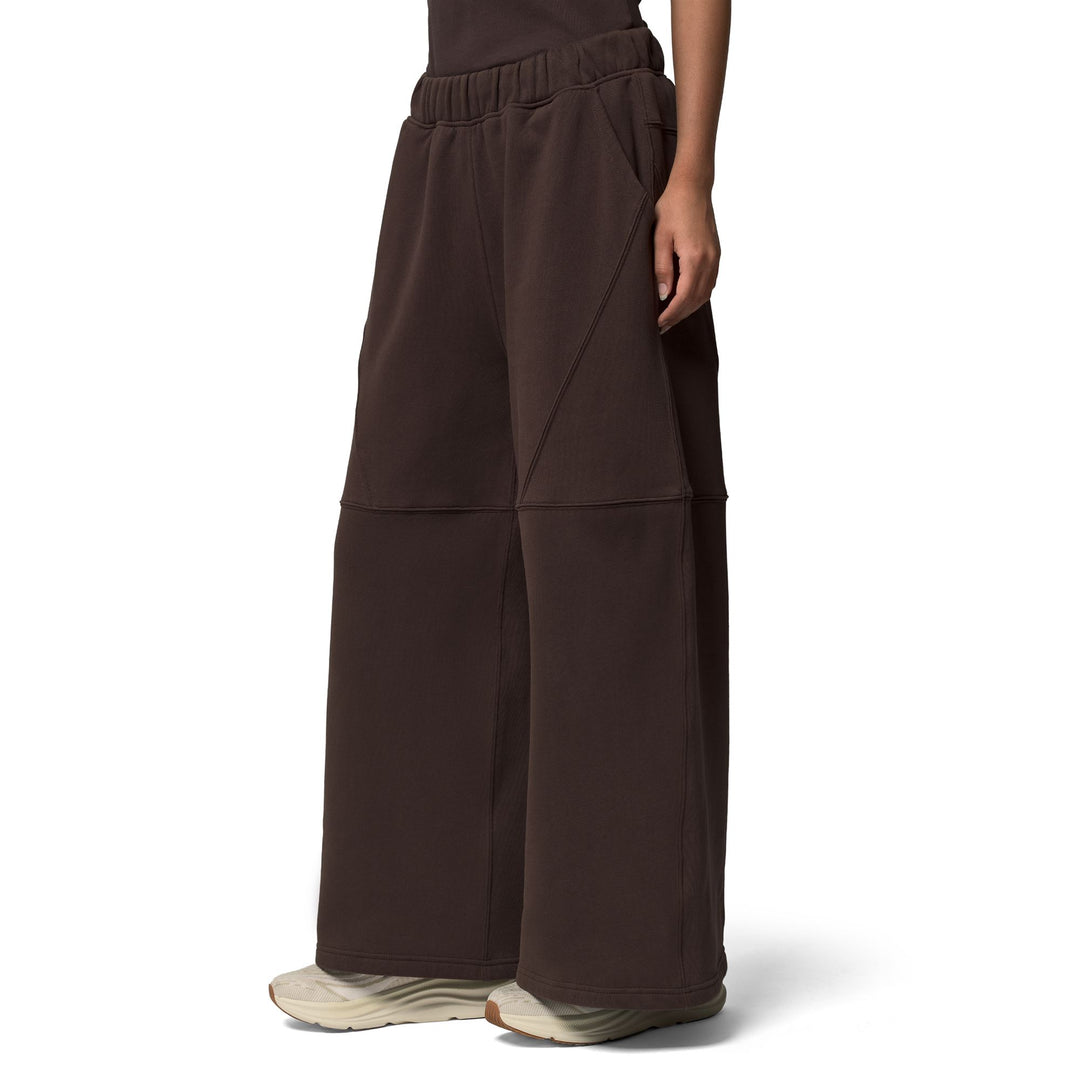 Brown Women's Oversized Fleece Trousers for Everyday Comfort main