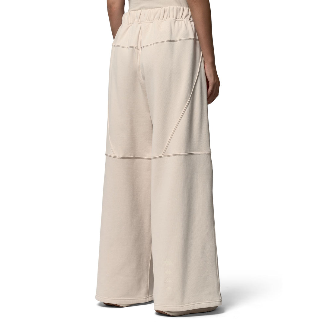 Beige Women's Oversize Fit Fleece Sport Trousers main