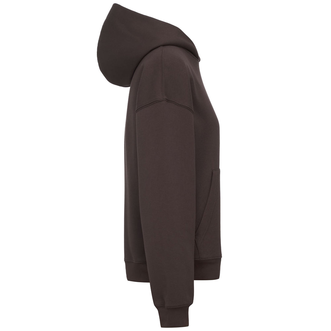 Brown Women's Oversize Fit Hoodie in Brushed Fleece main