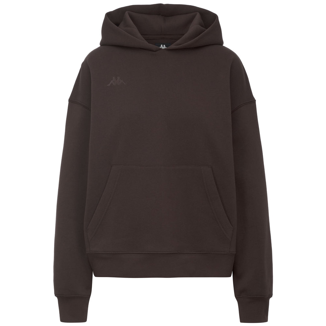 Brown Women's Oversize Fit Hoodie in Brushed Fleece main