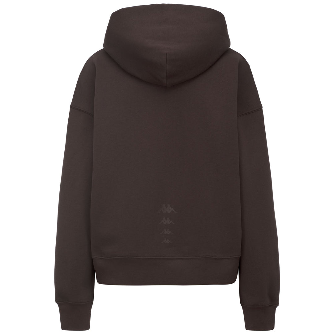 Brown Women's Oversize Fit Hoodie in Brushed Fleece main